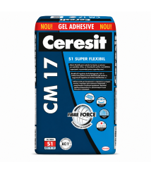 Adeziv super flexibil pentru gresie si faianta Ceresit CM 17, 25 kg